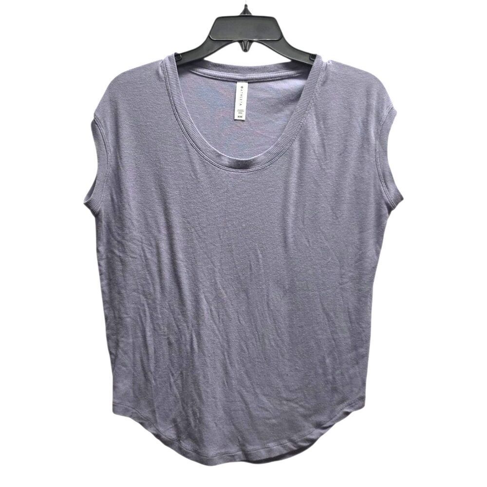 Athleta Purple Cloudlight Oversized Stratus Tee XXS